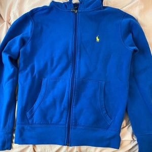 Polo zip up sweater